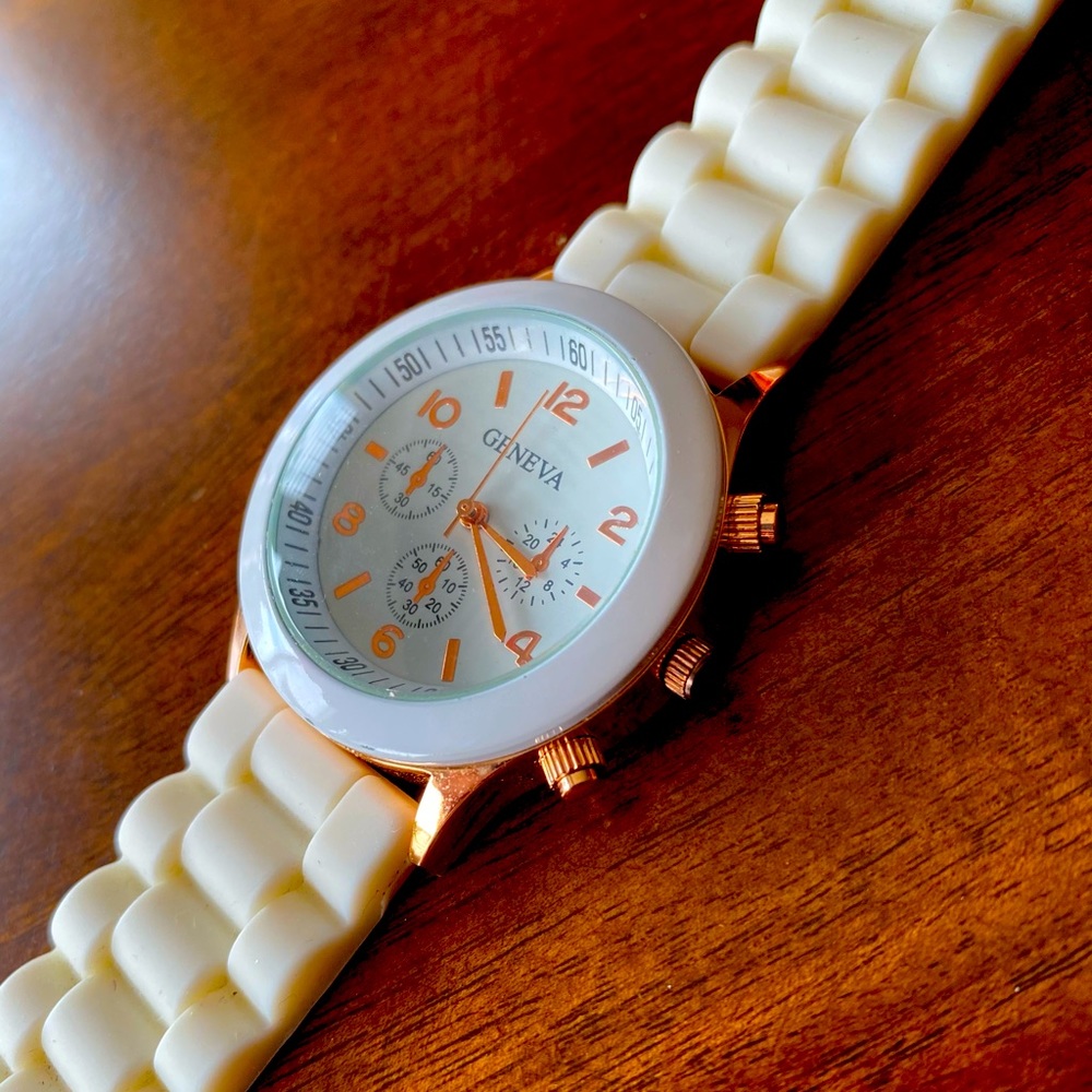 White watch for women